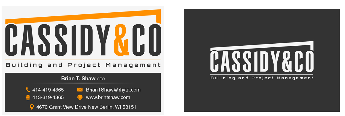 Business Card Design by Joy16589 for cassidy&co | Design #3818363