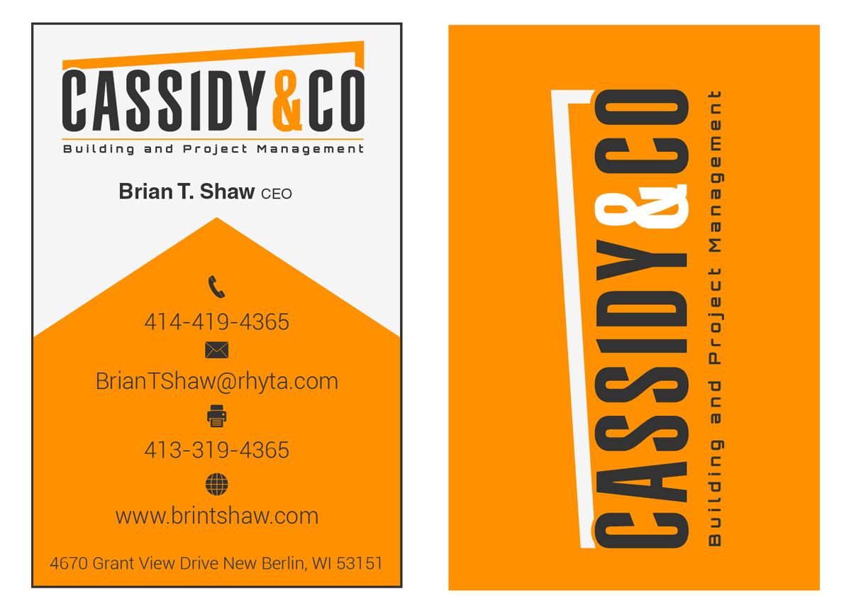 Business Card Design by Joy16589 for cassidy&co | Design #3818393