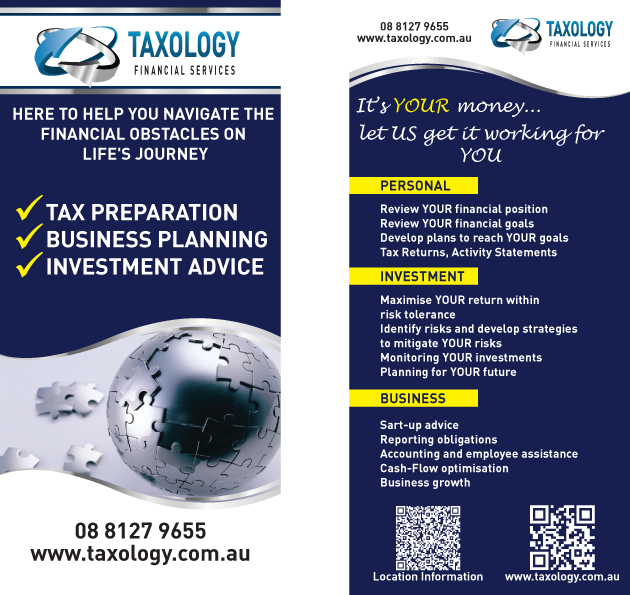 Flyer Design by TedAtkinson for Taxology Pty Ltd | Design #3817495