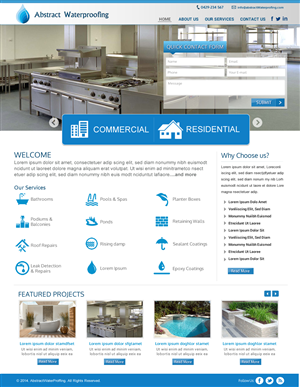 Diseño Wordpress por Sbss para Abstract Waterproofing | Diseño: #3856392