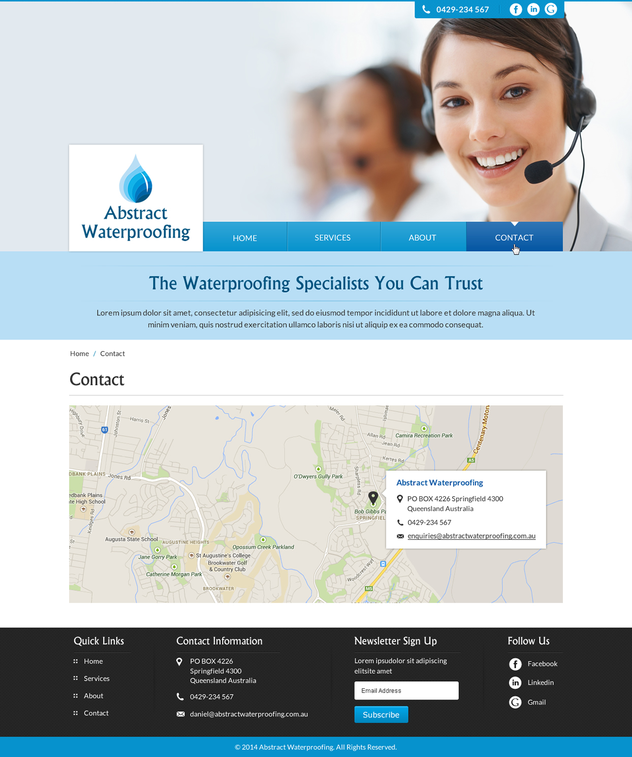 Diseño Wordpress por Sbss para Abstract Waterproofing | Diseño #3871696