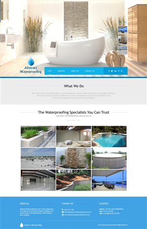 Diseño Wordpress por TechWise para Abstract Waterproofing | Diseño: #3857595