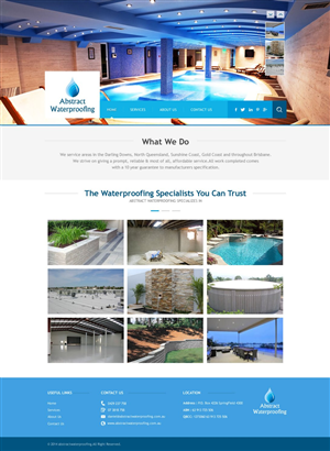 Diseño Wordpress por TechWise para Abstract Waterproofing | Diseño: #3865126