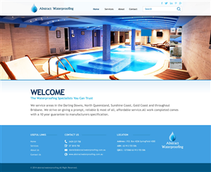 Diseño Wordpress por TechWise para Abstract Waterproofing | Diseño: #3865148