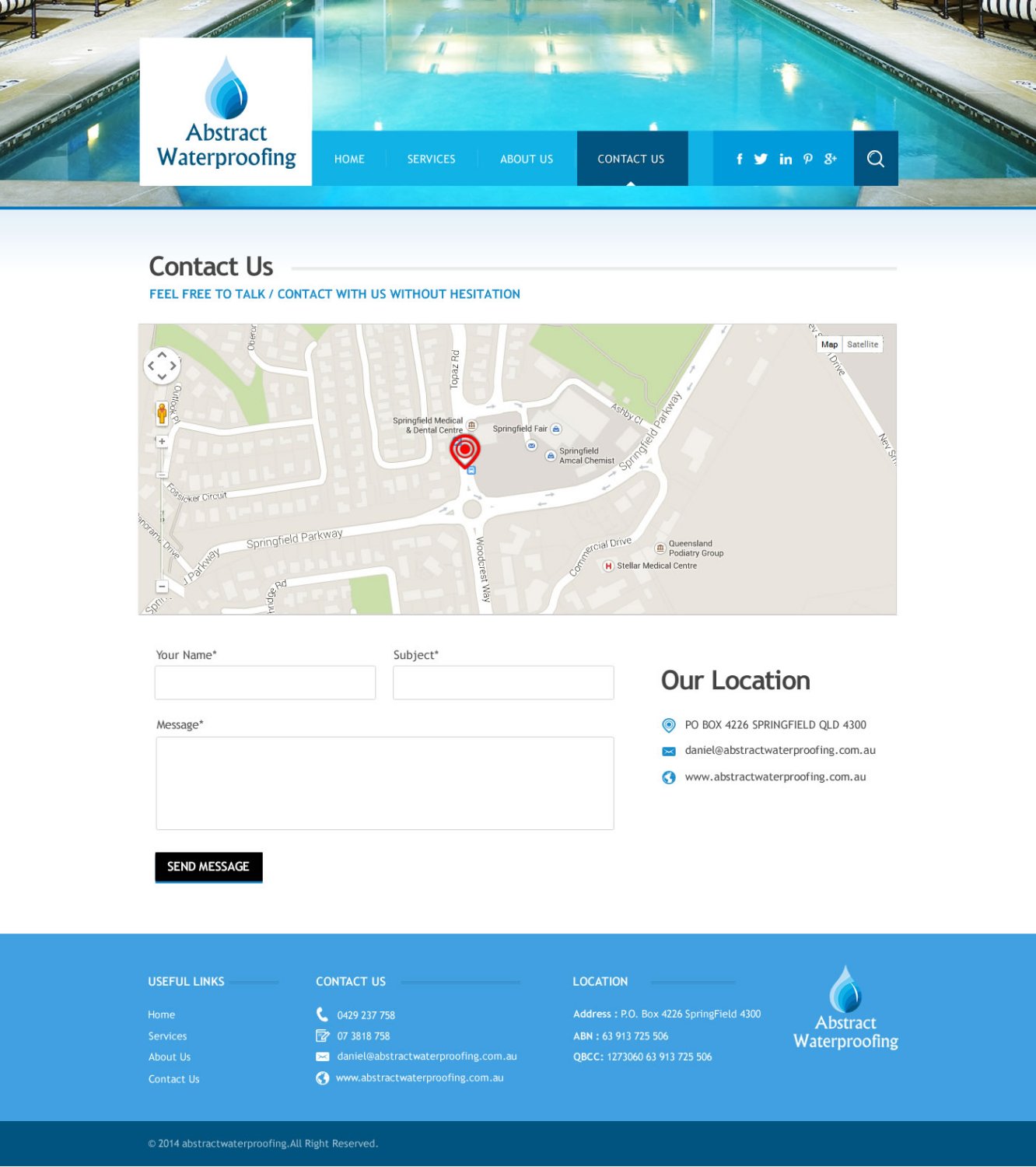 Diseño Wordpress por TechWise para Abstract Waterproofing | Diseño #3865161