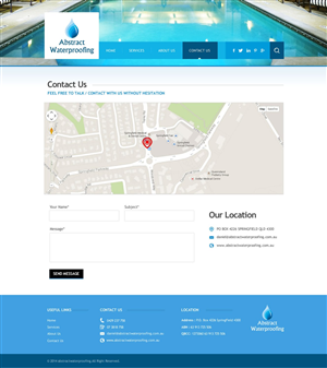Diseño Wordpress por TechWise para Abstract Waterproofing | Diseño: #3865161