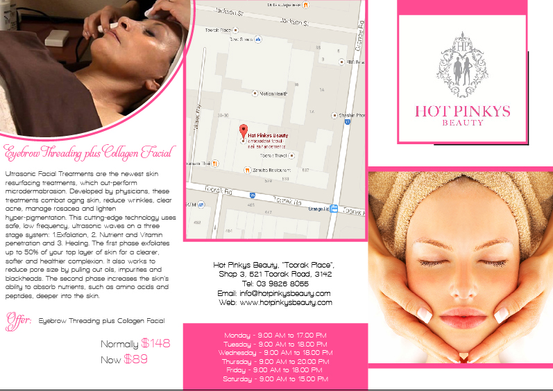 Flyer Design by Buly for Hot Pinkys Beauty | Design #3826943
