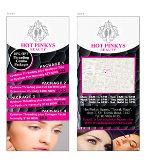 Design de Flyer par Maden pour Hot Pinkys Beauty | Design : #3813261