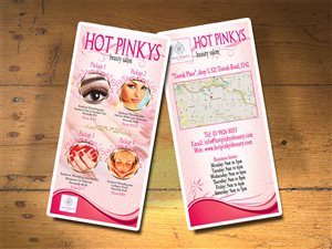 Design de Flyer par Tünde Nagy pour Hot Pinkys Beauty | Design : #3811386