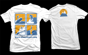 International multi adventure activity provider AFS Outdoors needs a T Shirt design | T-shirt Design by D'Mono