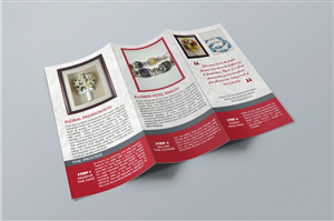 Tri-Fold Brochure Redesign for Floral Preservation Business | Broschüren-Design von hema dhawan