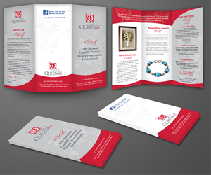 Tri-Fold Brochure Redesign for Floral Preservation Business | Broschüren-Design von kousik