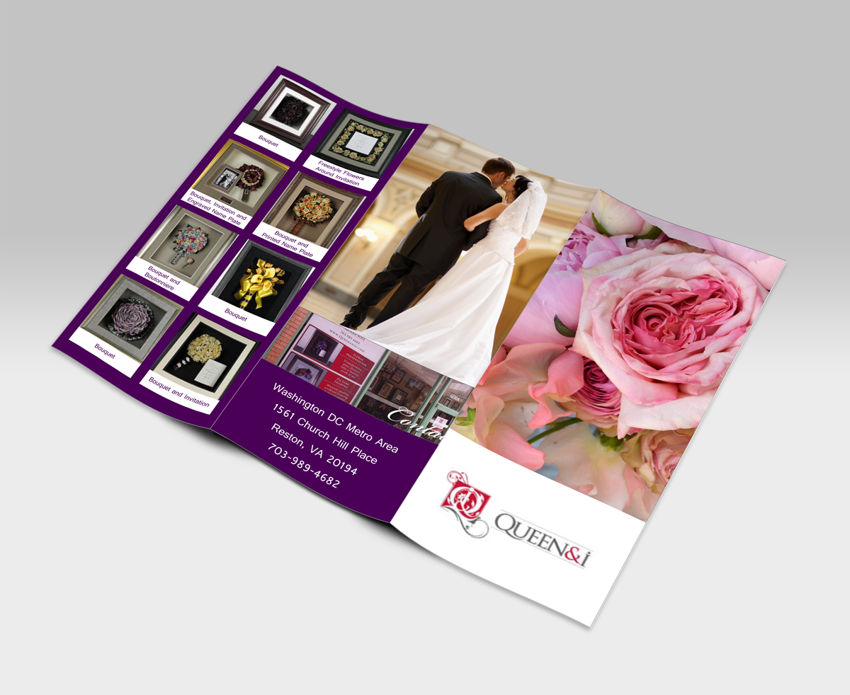 Brochure Design by Mathan Jawahar for Queen and I | Design #3822402