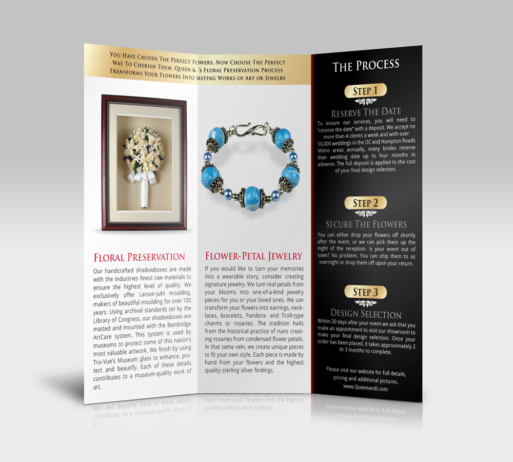 Design de Brochure par JCR pour Queen and I | Design #3813248