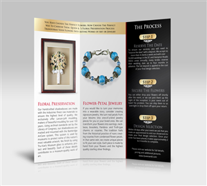 Tri-Fold Brochure Redesign for Floral Preservation Business | Broschüren-Design von JCR