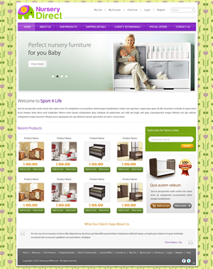 Web Design by pb for Sport 4 Life | Design: #1017691