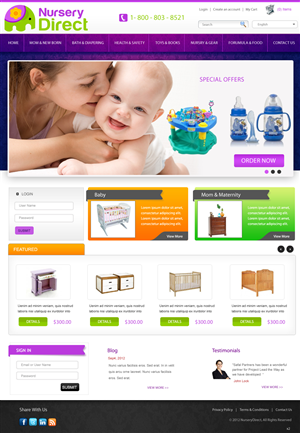 Web Design by pb for Sport 4 Life | Design: #1017876