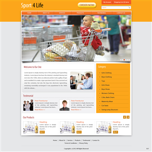 Web Design by pb for Sport 4 Life | Design: #1017965