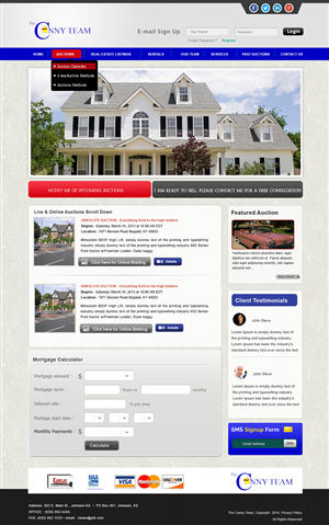 Diseño Wordpress por webxvision para AuctionServices.com, Inc. | Diseño #3823941