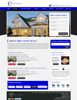 Diseño Wordpress por webxvision para AuctionServices.com, Inc. | Diseño: #3829264