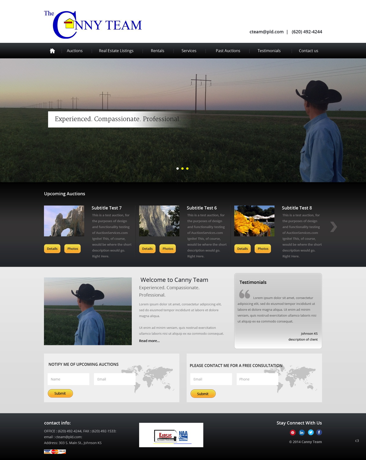 Wordpress Design by pb for AuctionServices.com, Inc. | Design #3825306