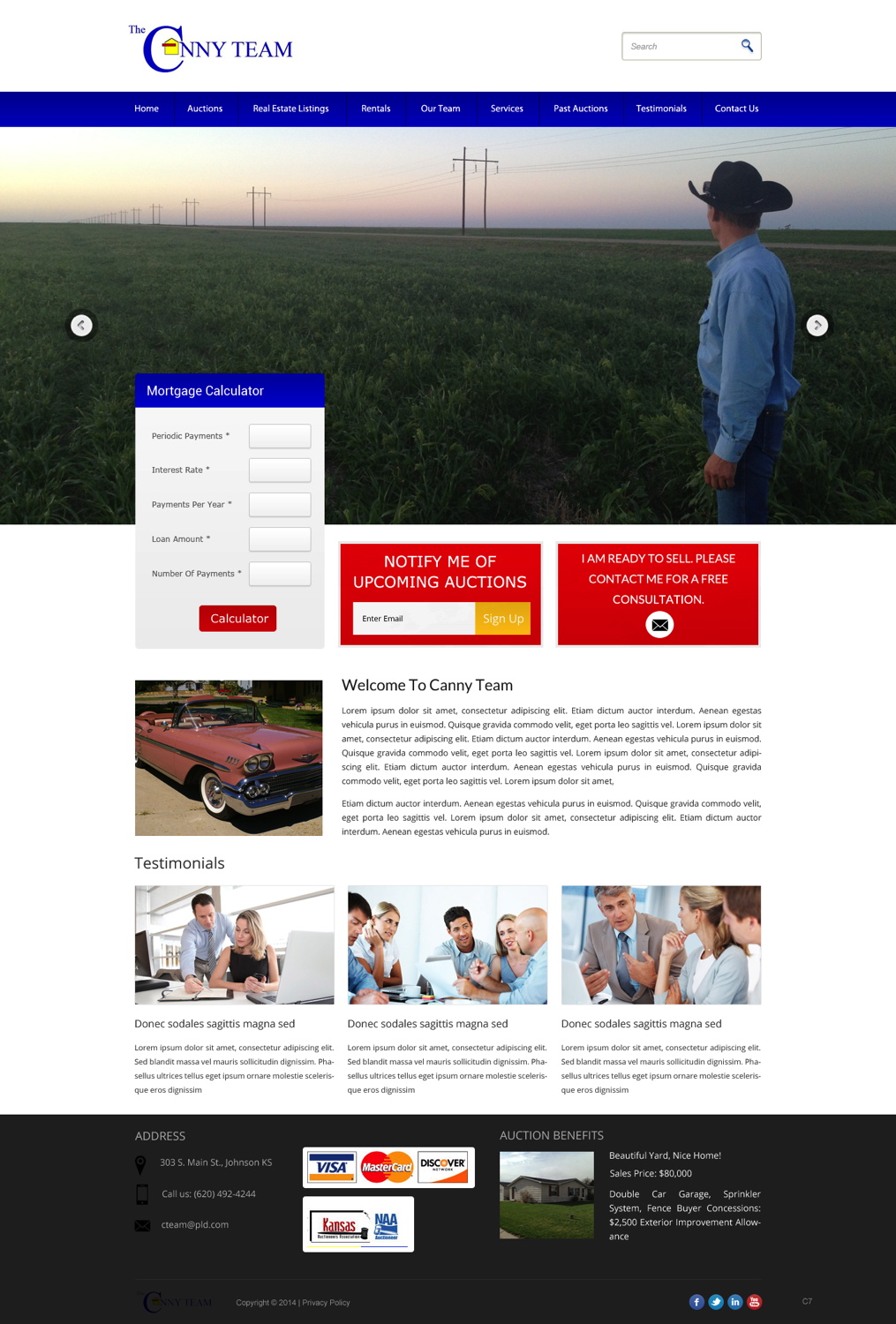 Diseño Wordpress por pb para AuctionServices.com, Inc. | Diseño #3825336