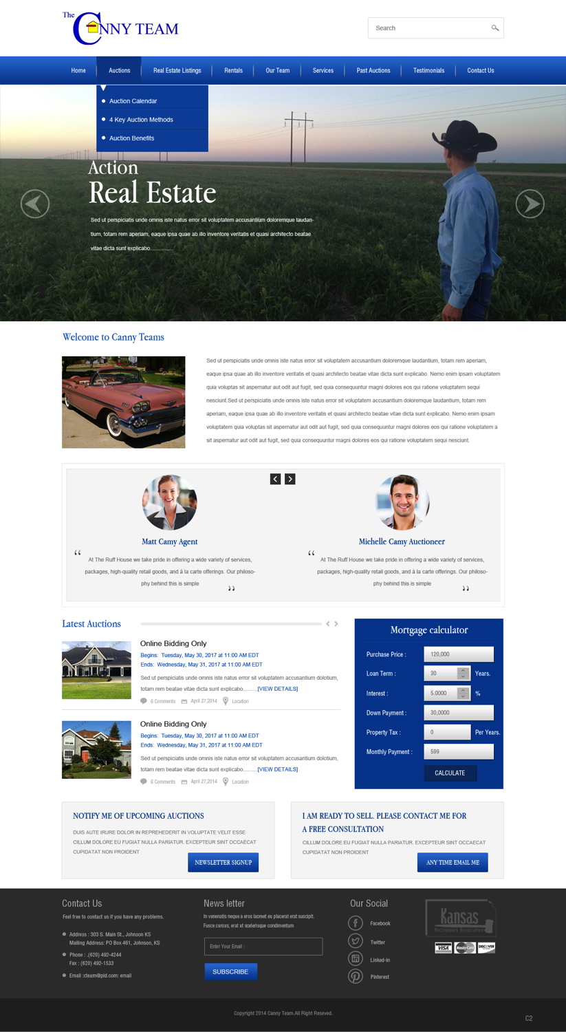 Diseño Wordpress por pb para AuctionServices.com, Inc. | Diseño #3825340