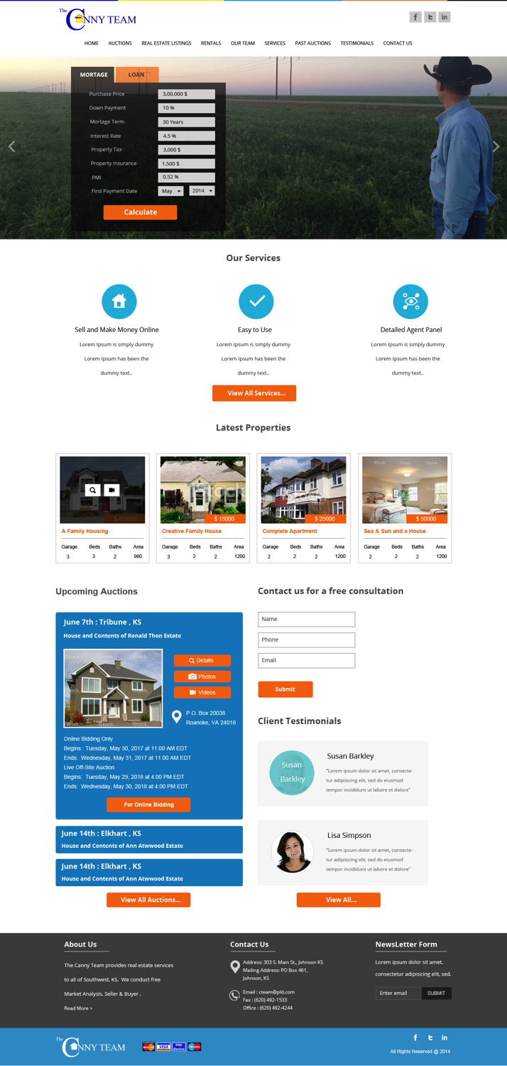 Diseño Wordpress por pb para AuctionServices.com, Inc. | Diseño #3825346