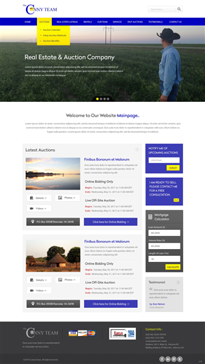 Diseño Wordpress por pb para AuctionServices.com, Inc. | Diseño: #3825373