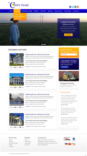 Diseño Wordpress por pb para AuctionServices.com, Inc. | Diseño: #3825379