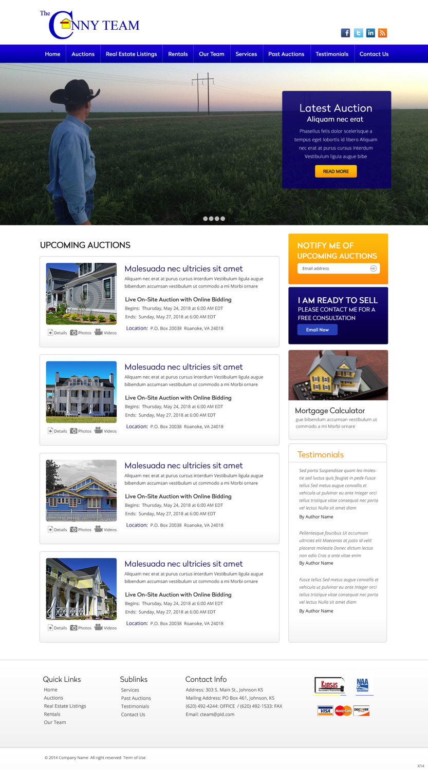 Diseño Wordpress por pb para AuctionServices.com, Inc. | Diseño #3825382