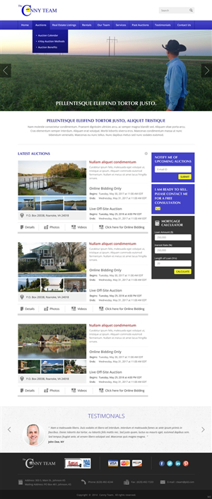 Diseño Wordpress por pb para AuctionServices.com, Inc. | Diseño: #3825403