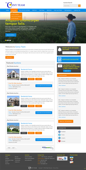Diseño Wordpress por pb para AuctionServices.com, Inc. | Diseño: #3843011