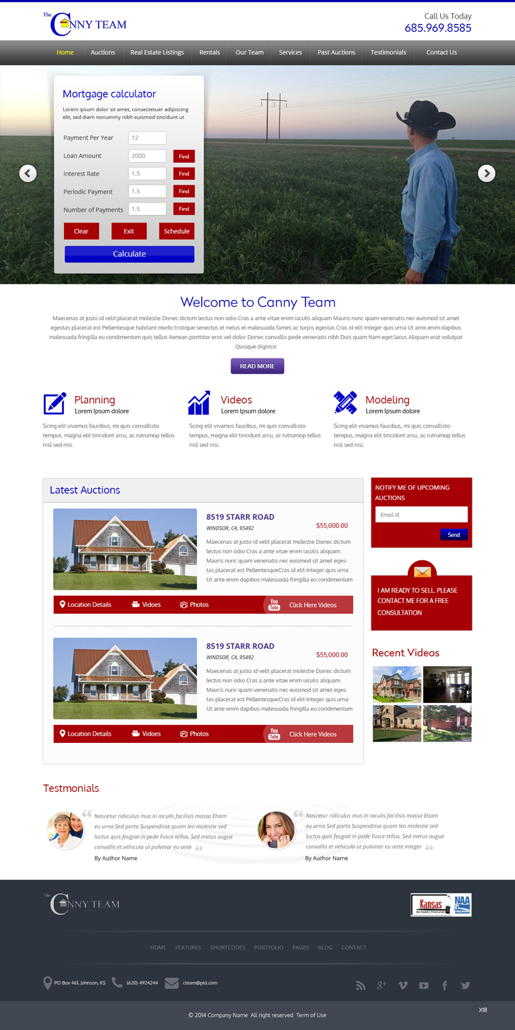 Diseño Wordpress por pb para AuctionServices.com, Inc. | Diseño #3843021