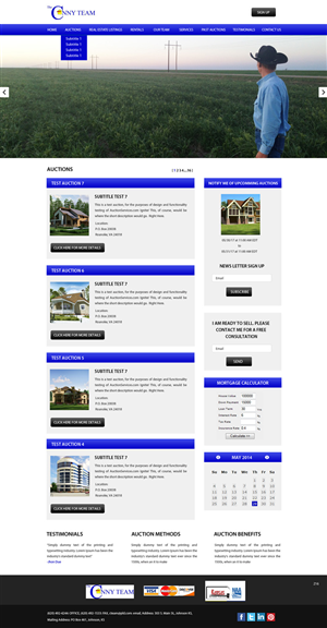 Diseño Wordpress por pb para AuctionServices.com, Inc. | Diseño: #3843031