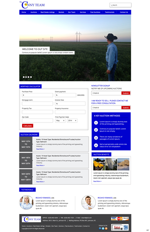 Diseño Wordpress por pb para AuctionServices.com, Inc. | Diseño: #3852157