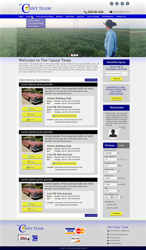Diseño Wordpress por Tanvir para AuctionServices.com, Inc. | Diseño #3821468