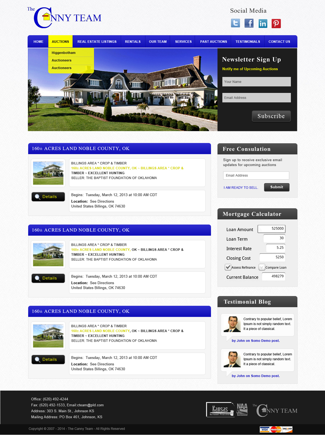 Wordpress Design by Creative X Designs for AuctionServices.com, Inc. | Design #3834036
