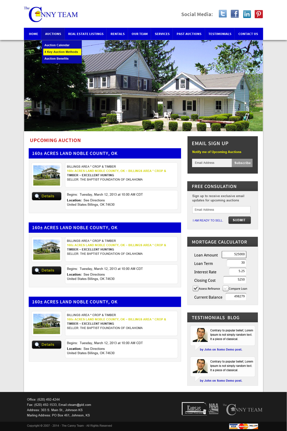 Wordpress Design by Creative X Designs for AuctionServices.com, Inc. | Design #3834240