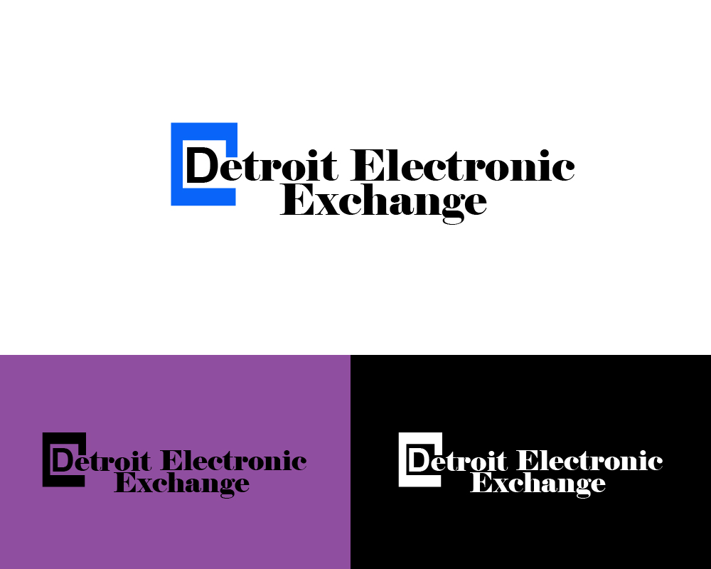 Logo-Design von Seema Gupta für Detroit Electronic Exchange | Design #3818963