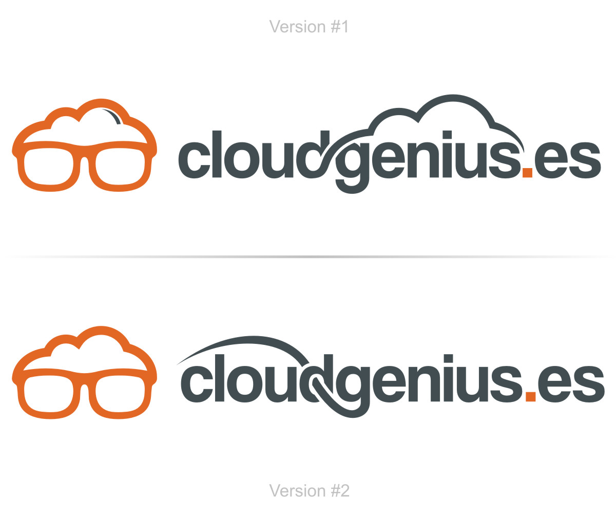Logo Design by decenu for CloudGenius.es | Design #3850320