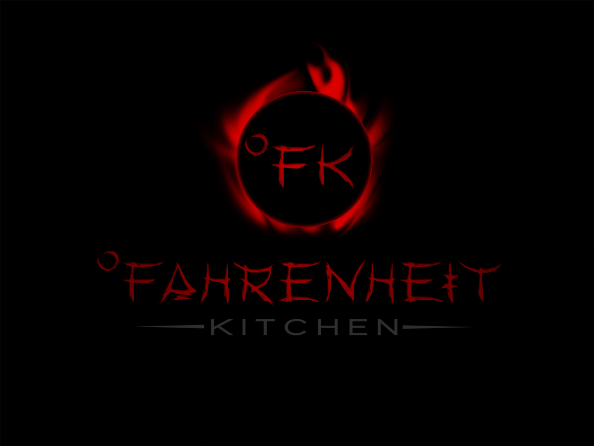 Logo-Design von Prolific Graphics für Fahrenheit Kitchen | Design #1014602