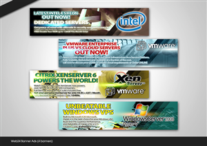 Web24 Banner Ads (4 banners) | Banner Ad Design by disign