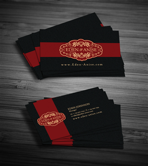 Business Card Design by diRtY.EMM for eden & anise pty ltd | Design: #1094633