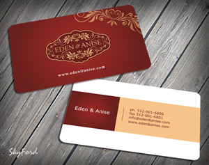 Business Card Design by SKYdesign for eden & anise pty ltd | Design: #1095533