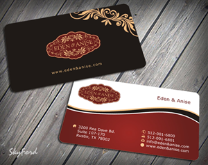 Business Card Design by SKYdesign for eden & anise pty ltd | Design: #1095539