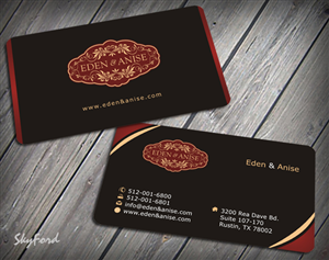 Business Card Design by SKYdesign for eden & anise pty ltd | Design: #1095541