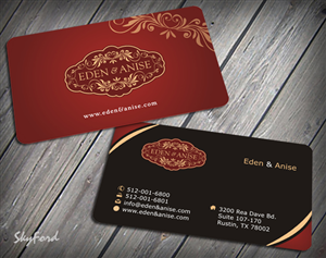Business Card Design by SKYdesign for eden & anise pty ltd | Design: #1095542