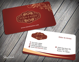 Business Card Design by SKYdesign for eden & anise pty ltd | Design: #1095544