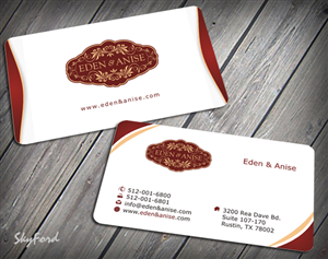 Business Card Design by SKYdesign for eden & anise pty ltd | Design: #1095545